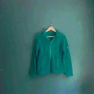 Eastern mountains sports green fleece zip up jacket women’s size‎ medium